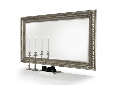Miroir fait main miroir sur pied grand dans un cadre en bois fabriqué en vrai bois