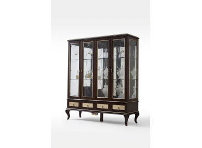 Vitrine de design classique Armoire Italienne de meubles Vitrines en verre nouvelle