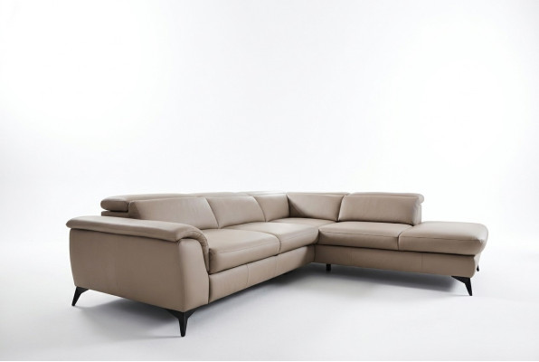 Canapé d'angle Canapé Sofa Tapisserie Cuir Paysage de vie Coin de canapés Sofas d'angle