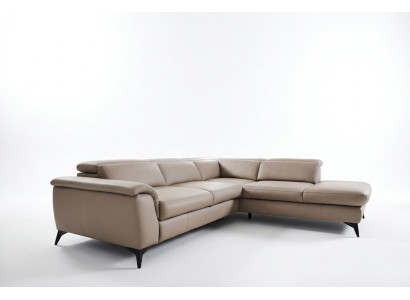 Canapé d'angle Canapé Sofa Tapisserie Cuir Paysage de vie Coin de canapés Sofas d'angle
