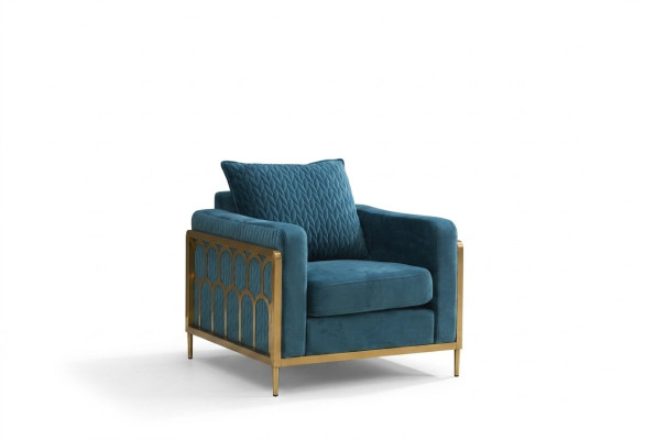 Fauteuil de club Lounge Designer Chaise Lehn Tapisserie Canapé 1 place TV nouveau