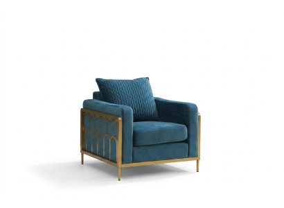 Fauteuil de club Lounge Designer Chaise Lehn Tapisserie Canapé 1 place TV nouveau