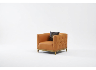 Fauteuil Conception Canapé Canapé Siège Cuir Salon Décoration Club Rembourrage Luxe Oreilles