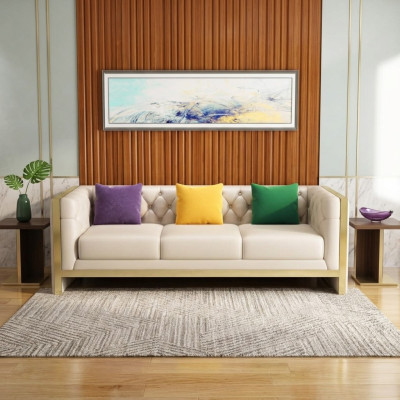 Canapé Design Canapés Rembourrage Canapés Textile Relax Moderne Trois places neuf