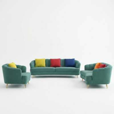 Ensemble de canapé 3+2 Seater Suite Canapé Rembourré Canapé Sets Design