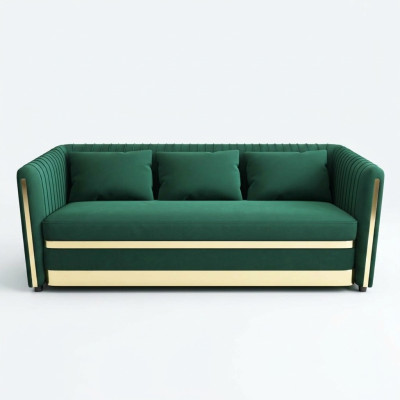 Canapé trois places en tissu design Siège de canapé 3 places Canapés de salon Mobilier de chambre Moderne