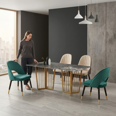 Table à manger design Table Salle à manger Salon Tables de design 180x90cm
