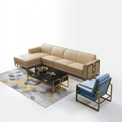 Canapé design Canapé d'angle Tabouret Rembourrage Suite de canapé Paysage de vie