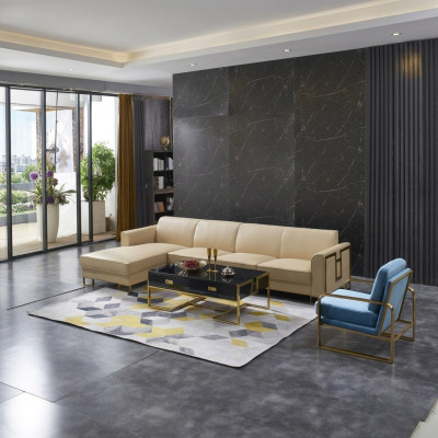 Design Tapisserie Canapé Paysage vivant Canapé d'angle Tapisserie Siège Suite Canapé en forme de L