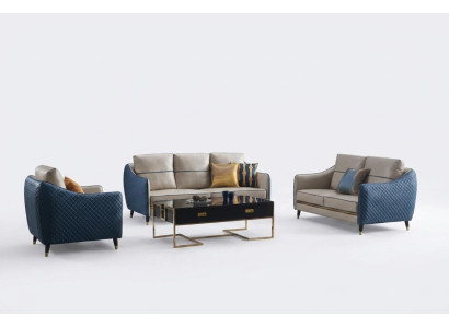 Canapé 2 places Canapés design Canapés Rembourrés Tissu Détente Moderne Siège