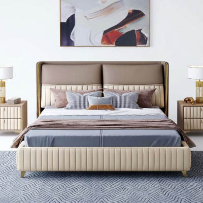 Lit double lit lit lit lit lits de luxe style moderne nouveau de 180x200cm!