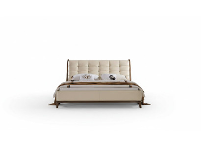 Lit Chesterfield Mobilier Chambre Lit Double Lits de Luxe 180x200 Cuir neuf