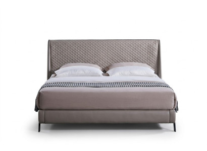 Chambre de luxe Lit Rembourrage Design 180x200 Lits doubles d'hôtel Textile neuf
