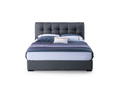Design de lit Luxe Lits doubles Hôtel Mariage Chambre de sommeil Style bleu blanc