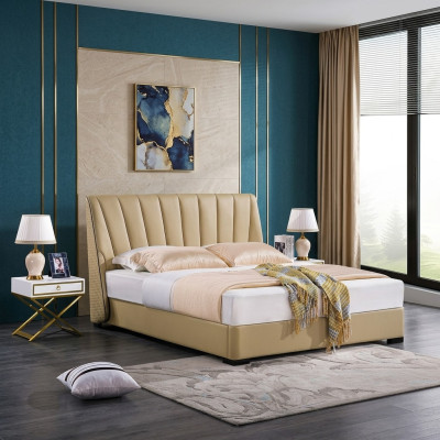 Lit double Chambre Lits Meubles de luxe Lit double Hôtel Ameublement