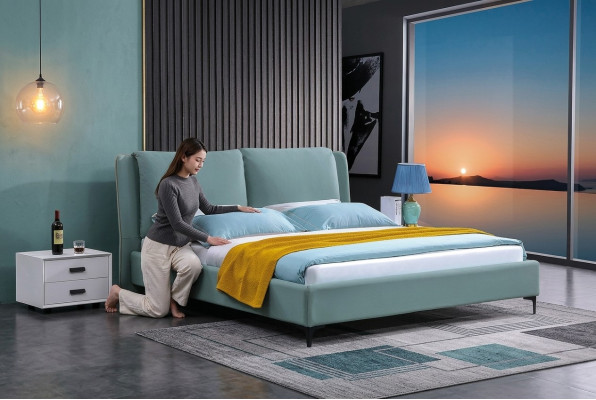 Classique s Lit Lit double Lits Bois Style maison de campagne Véritable chambre en bois
