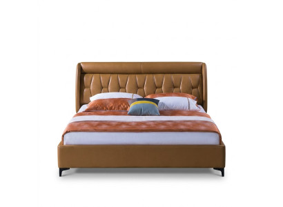 Conception Chambre Lit Bois Lits Luxe Double Mariage Rembourrage Mobilier 180x200cm