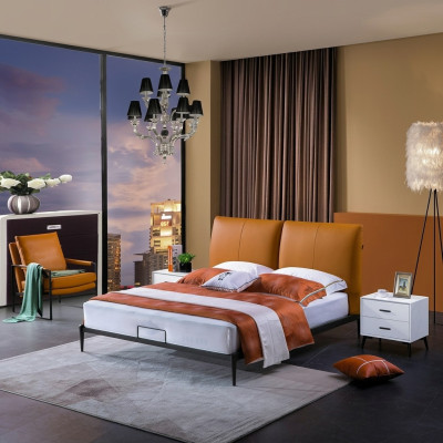 Lit double classique, lit de mariage, design de lit de luxe, lits modernes style. nouveau 180x200cm.