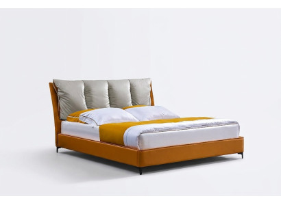 Ensemble de lit noble en 3 pièces Table de chevet Mobilier de chambre de luxe Matelas Cadre de lit neuf