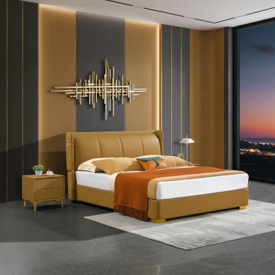 Les lits doubles classiques de l'Hôtel lits 180x200 meubles de luxe pour chambre.