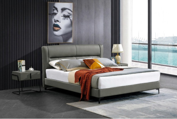 Lits doubles Royal Lit Chambre de luxe Lit en bois 180x200 cm de luxe
