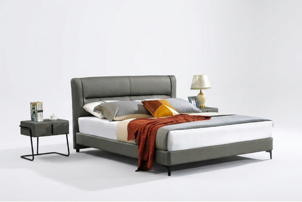 Lits doubles Royal Lit Chambre de luxe Lit en bois 180x200 cm de luxe