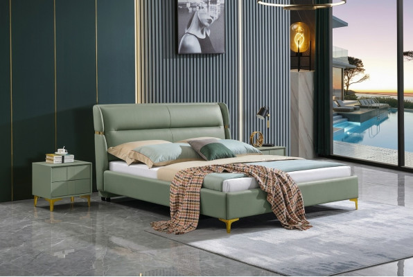 Mobilier de chambre de luxe avec 2 tables de chevet Ensemble de lits Mobilier d'hôtel 3 pièces.
