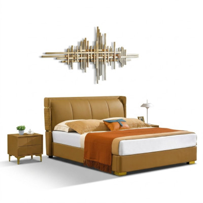 Chambre Lit Lit rembourré Lit double Lits Grand Design Luxe Double