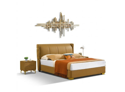 Chambre Lit Lit rembourré Lit double Lits Grand Design Luxe Double