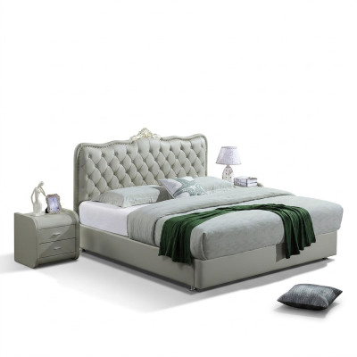 Lit double Chambre Lits Meubles de luxe Lit double Chesterfield Style baroque