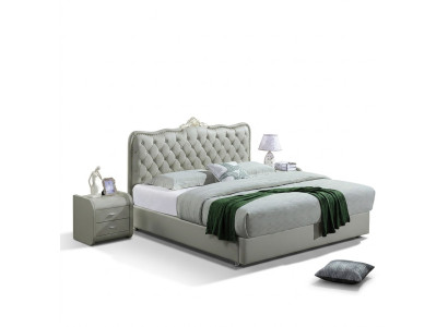 Lit double Chambre Lits Meubles de luxe Lit double Chesterfield Style baroque