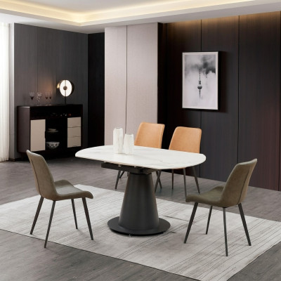 Conception Table à manger Table ronde Salle à manger Salon Tables 150x90