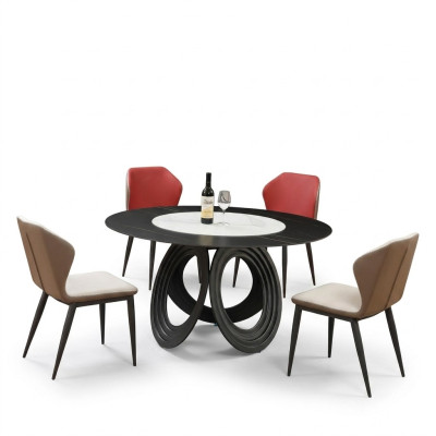Table à manger Groupe de tables Salle à manger Tables Salon Bois Design Suite