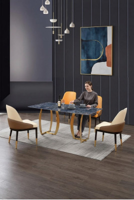 Salle à manger ensemble table à manger 4x chaise suite table groupe 5 pièces. Ensemble complet