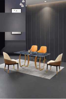 Salle à manger ensemble table à manger 4x chaise suite table groupe 5 pièces. Ensemble complet