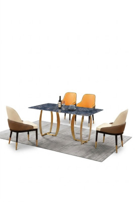 Salle à manger ensemble table à manger 4x chaise suite table groupe 5 pièces. Ensemble complet