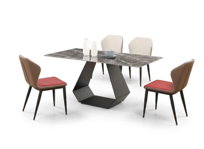 Table à manger moderne Table Tables en marbre 180x90 Salle à manger Mobilier de luxe Design neuf.