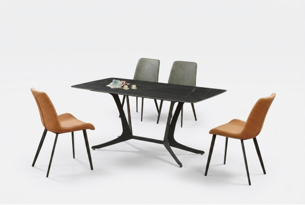 Designer Dining table Table Dining room Deco Living room Design Tables 180x90cm  Designer Table à manger Table Salle à manger Déco Salon Design Tables 180x90cm