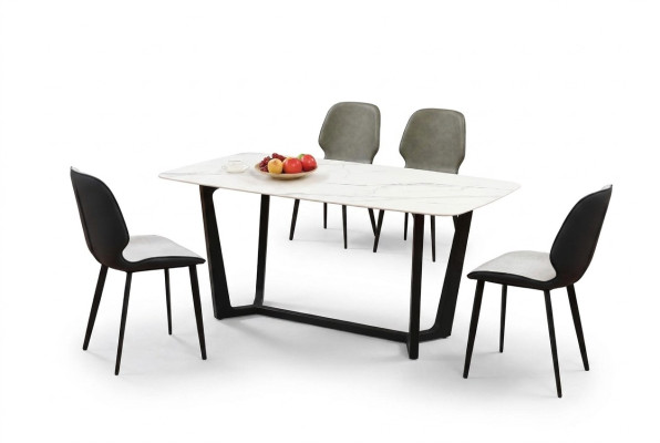 Table de colonne Luxe Tables Salle à manger Mobilier Complet e Suite 5 pièces.