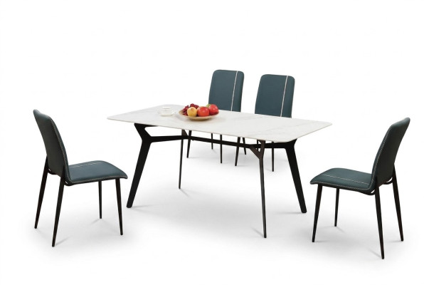 Table de luxe Tables Salle à manger Mobilier Complet et Suite 5 pcs. Ensemble Groupe