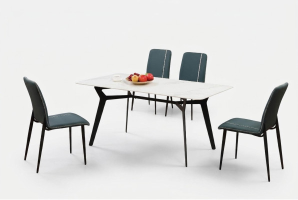 Table à manger de luxe Table moderne Meubles italiens Tables de salle à manger Marbre