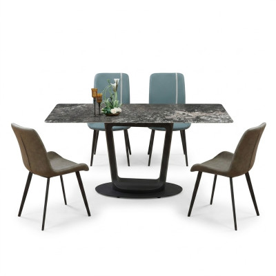 Design de meubles de luxe Ensemble de salle à manger Ensemble de salle à manger Chaises Groupe de tables
