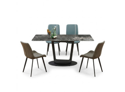 Design de meubles de luxe Ensemble de salle à manger Ensemble de salle à manger Chaises Groupe de tables