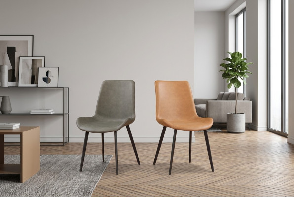 Chaise de designer Chaise de luxe Fauteuil Rembourrage Chaises 1x Salon Salle à manger