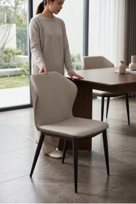 Chaise de designer Fauteuil de luxe Chaises rembourrées 1 x Fauteuil Salon Salle à manger