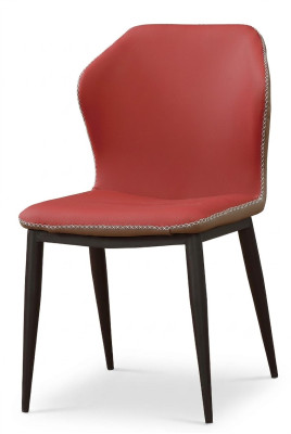 Chaise 1x Design de luxe Conception de revêtement de siège de chaises Bureau de salle à manger en bois neuf.