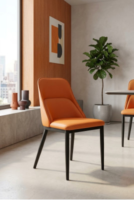 Fauteuil Chaise 1x Salle à manger Siège de télévision Chaise moderne à accoudoirs rembourrée