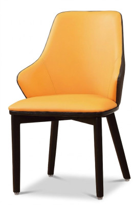 Salle à manger 1x Ensemble de chaises Siège Chaises réelles Rembourrage Lehn Designer Fauteuil en bois