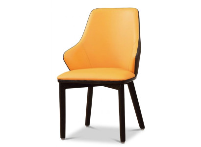Salle à manger 1x Ensemble de chaises Siège Chaises réelles Rembourrage Lehn Designer Fauteuil en bois