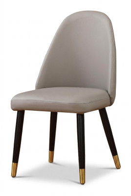 Chaise incomparable en gris pour salle à manger dans un style moderne